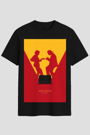Pulp Fiction Dance Minimalist Movie Graphic T-Shirt