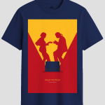 Pulp Fiction Minimalist Dance Scene Graphic T-Shirt