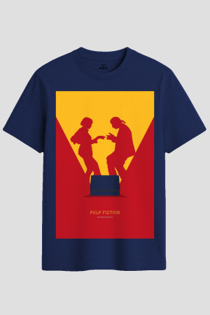 Pulp Fiction Minimalist Dance Scene Graphic T-Shirt