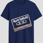 Iron Maiden Retro Cassette Tape Graphic T-Shirt