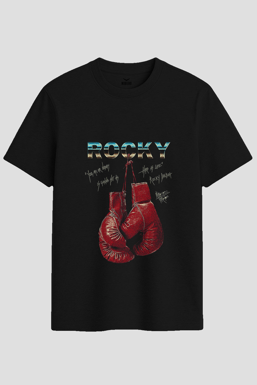 Rocky Balboa Boxing Gloves Graphic T-Shirt