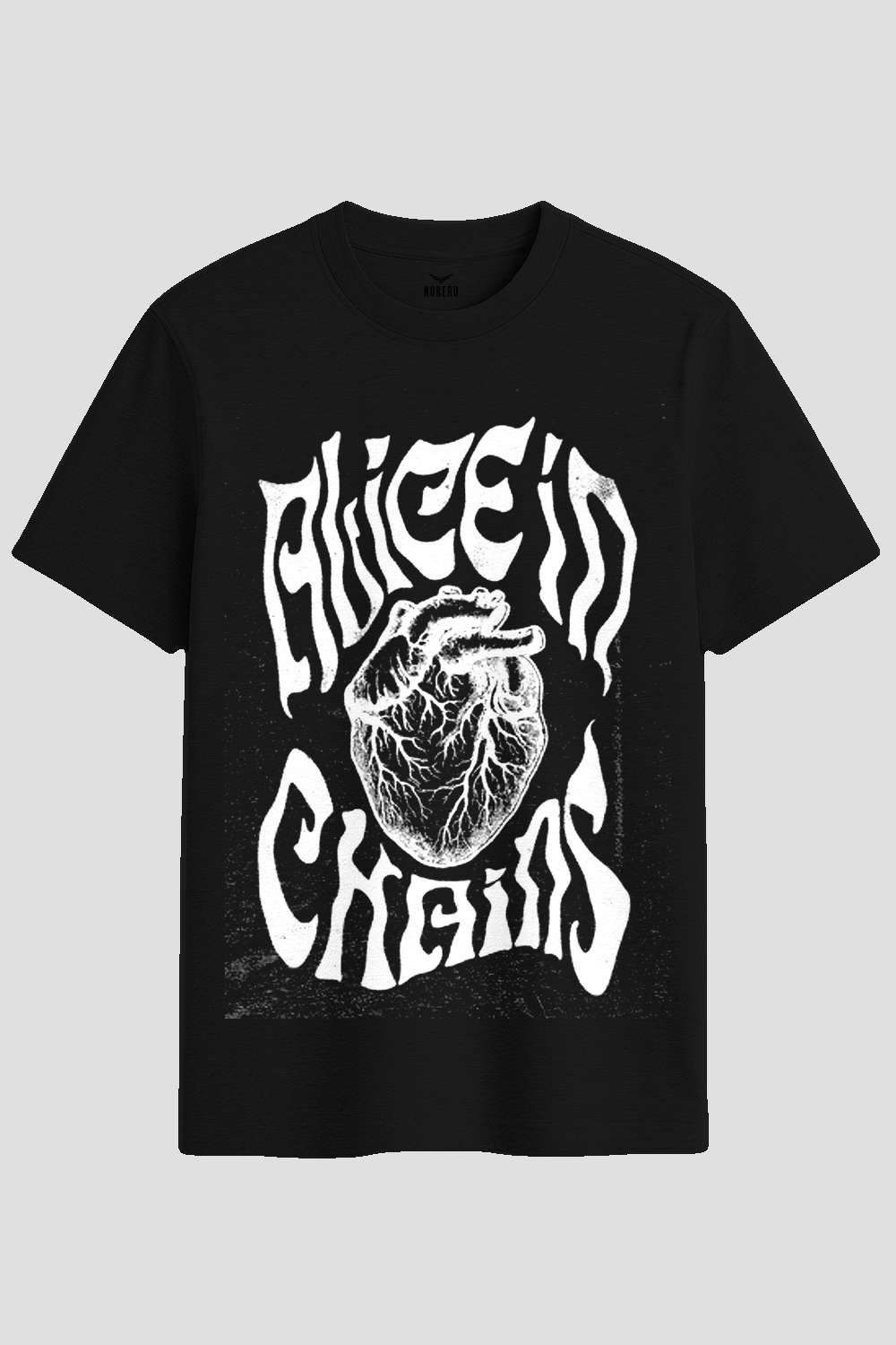 Alice in Chains Anatomical Heart Grunge Graphic T-Shirt