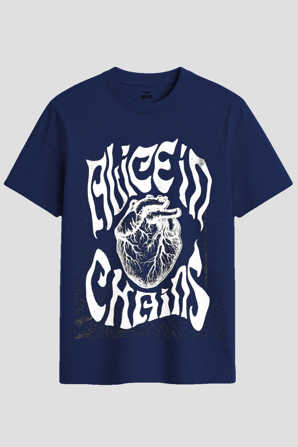 Alice in Chains Anatomical Heart Grunge Graphic T-Shirt