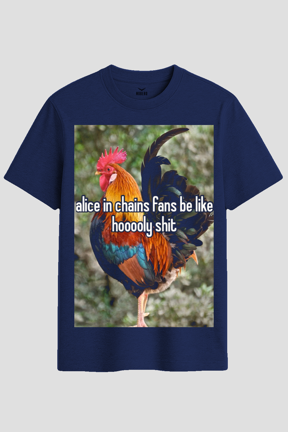 Funny Alice In Chains Rooster Meme Graphic T-Shirt
