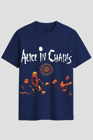 Alice in Chains Grunge Band Graphic T-Shirt