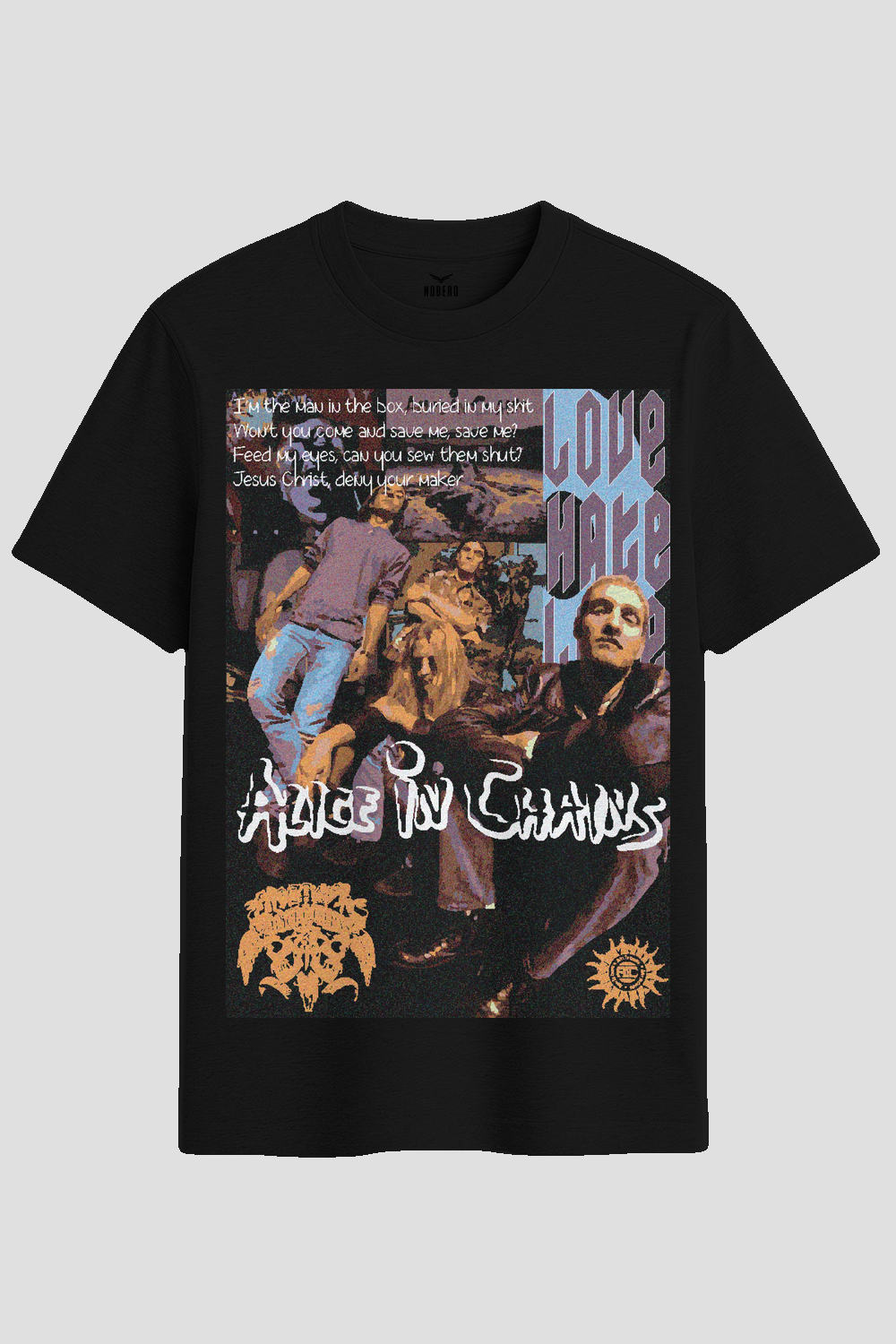 Vintage Alice In Chains Grunge Rock Graphic T-Shirt