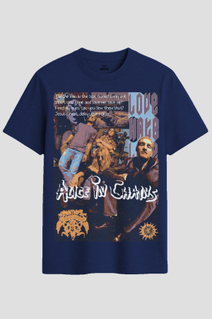 Vintage Alice In Chains Grunge Rock Graphic T-Shirt