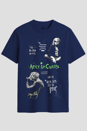Alice In Chains Layne Staley Grunge Graphic T-Shirt