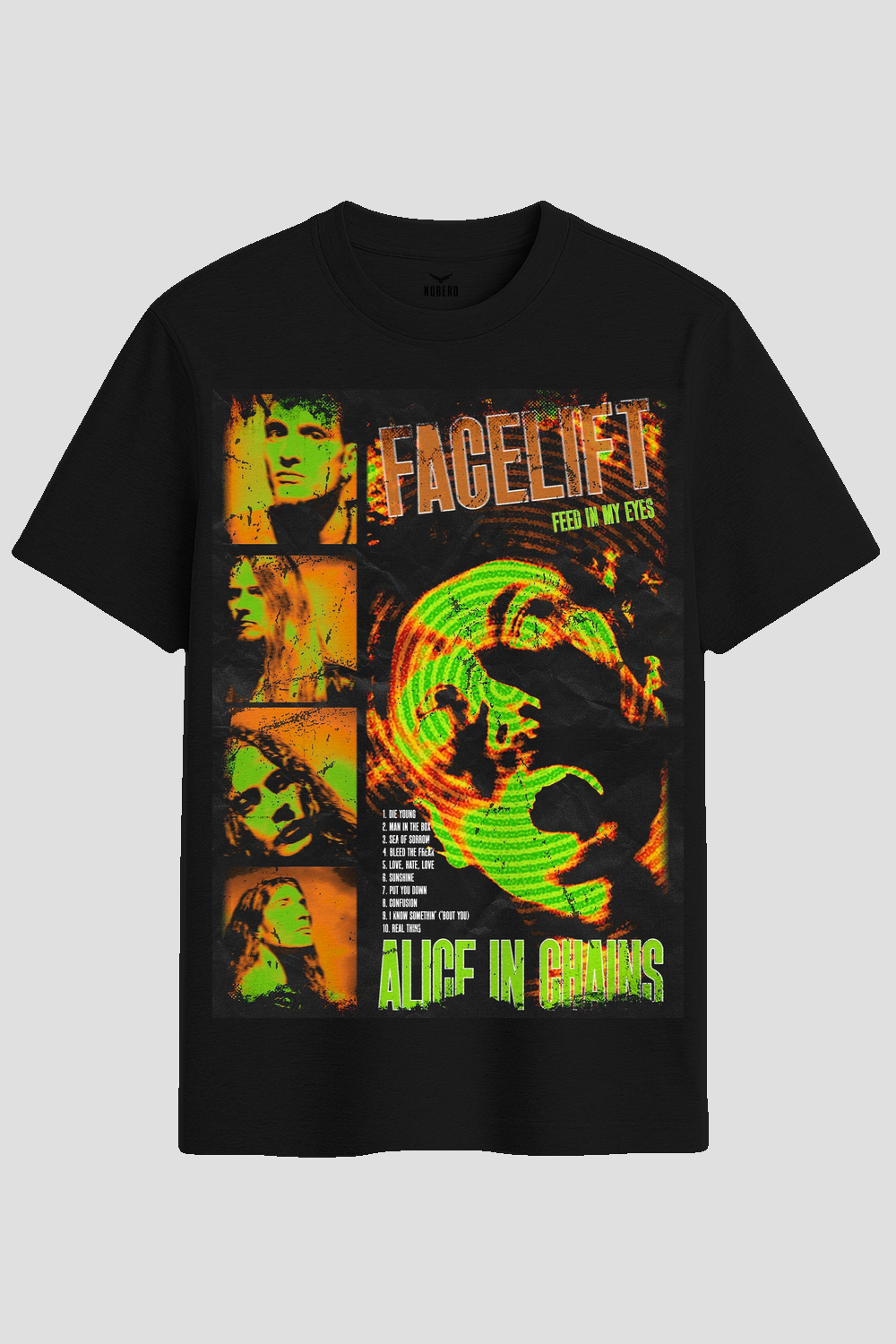 Alice in Chains Facelift Vintage Grunge Graphic T-Shirt