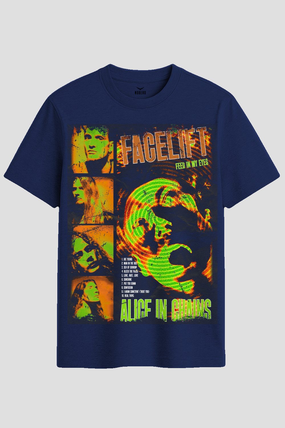 Alice In Chains Facelift Vintage Grunge Graphic T-Shirt