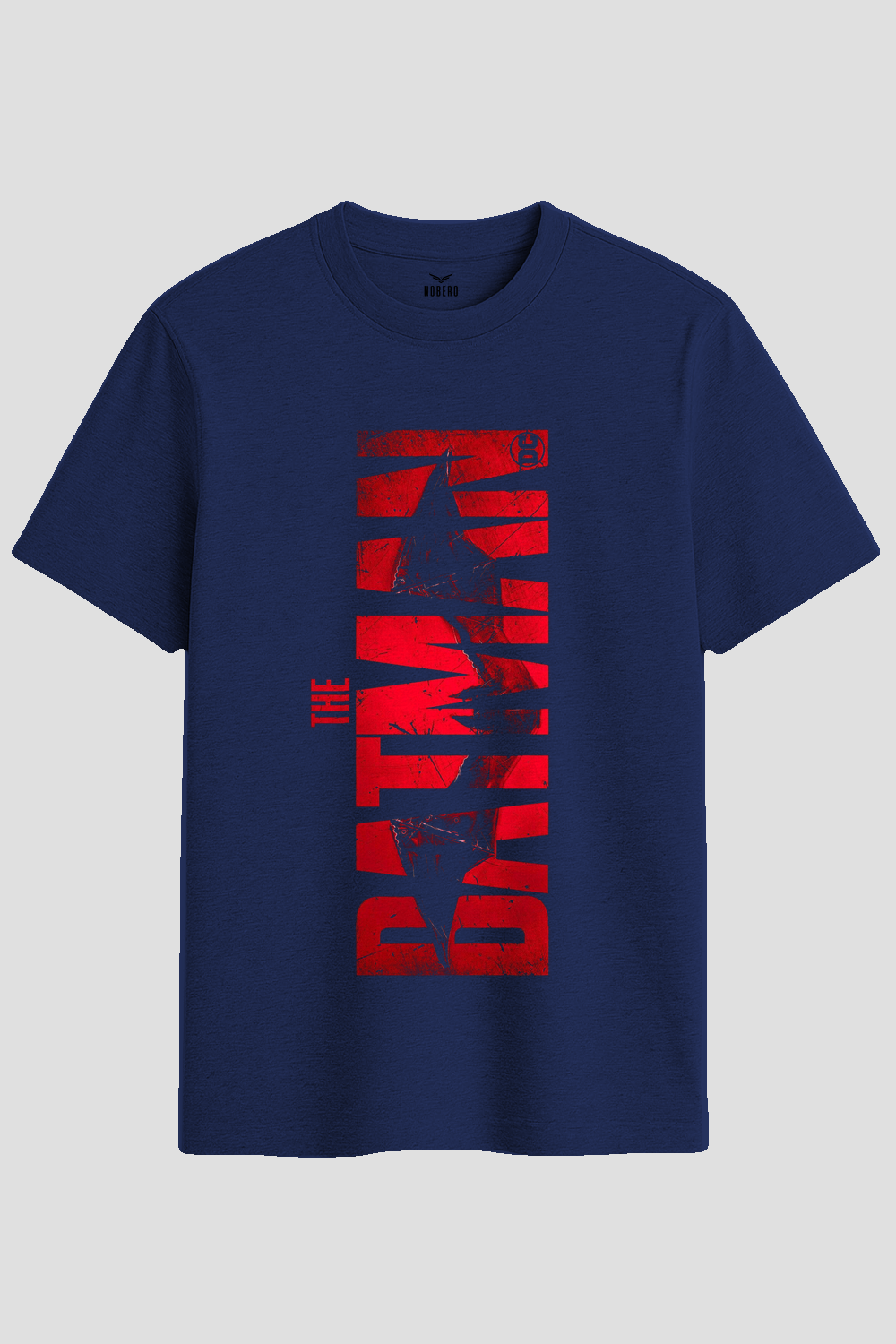 Official The Batman Distressed Typography Graphic T-Shirt