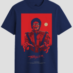 Retro Thriller Werecat Horror Graphic T-Shirt