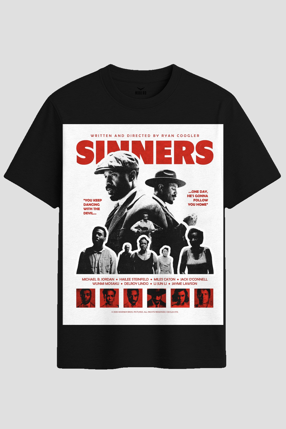 Sinners Movie Poster Graphic T-Shirt