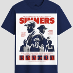 Sinners Vintage Movie Poster Graphic T-Shirt