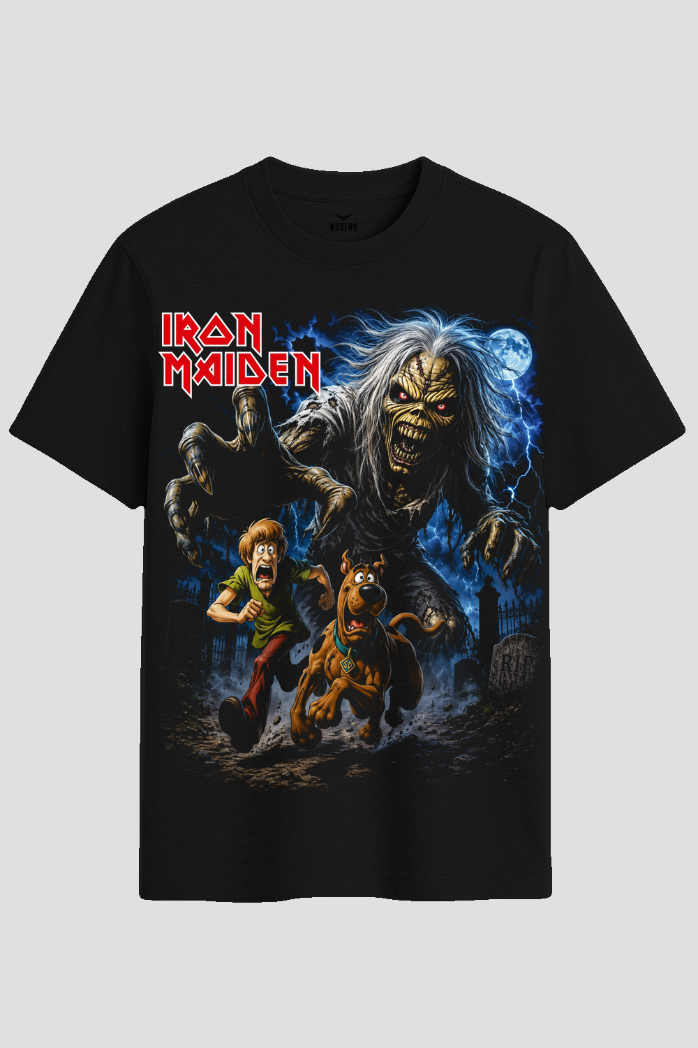 Heavy Metal Mystery Monster Graphic T-Shirt