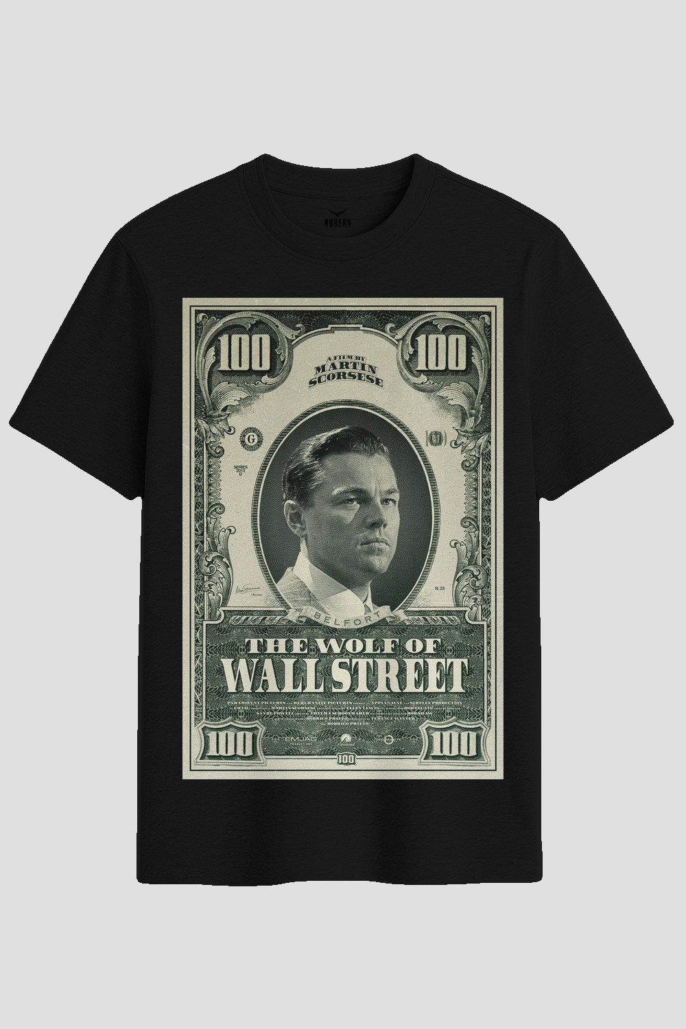 The Wolf of Wall Street Dollar Bill Graphic T-Shirt