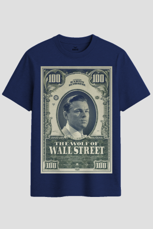 The Wolf of Wall Street Dollar Bill Graphic T-Shirt