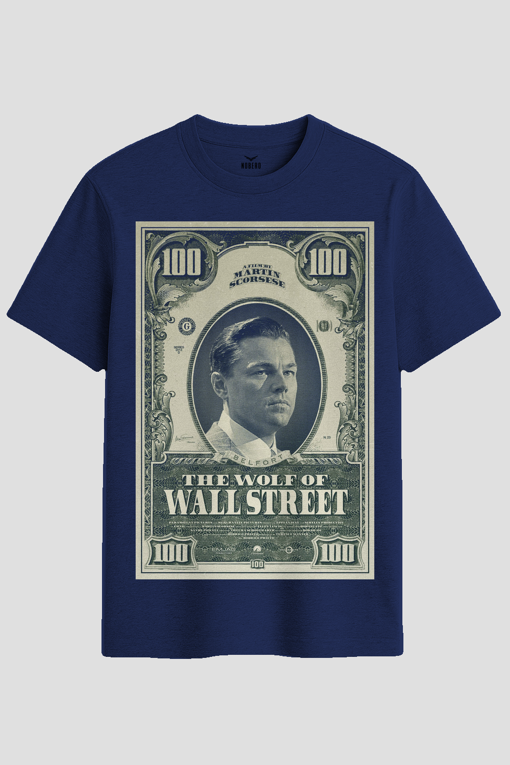 The Wolf of Wall Street Dollar Bill Graphic T-Shirt