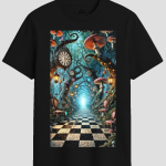 Surreal Wonderland Fantasy Path Graphic T-Shirt