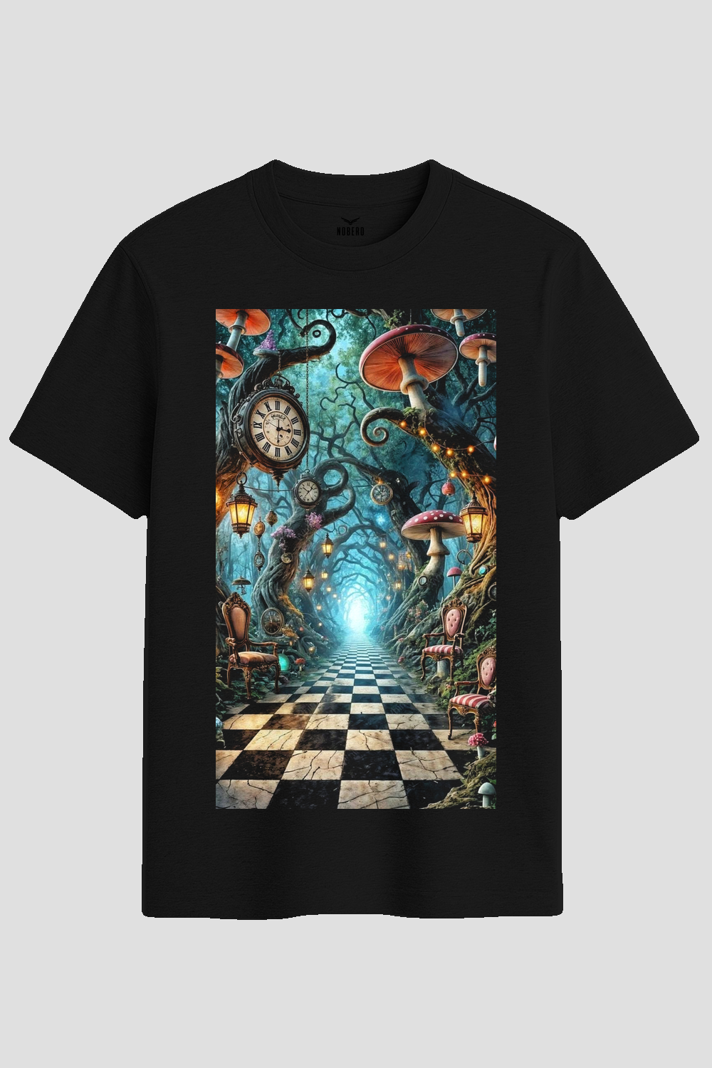 Surreal Wonderland Fantasy Path Graphic T-Shirt