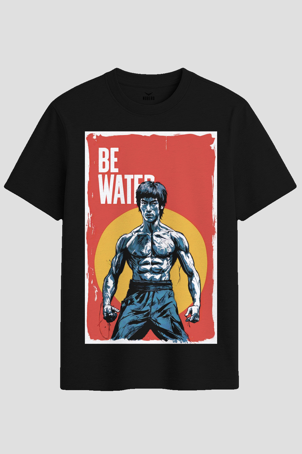 Bruce Lee 'Be Water' Martial Arts Graphic T-Shirt