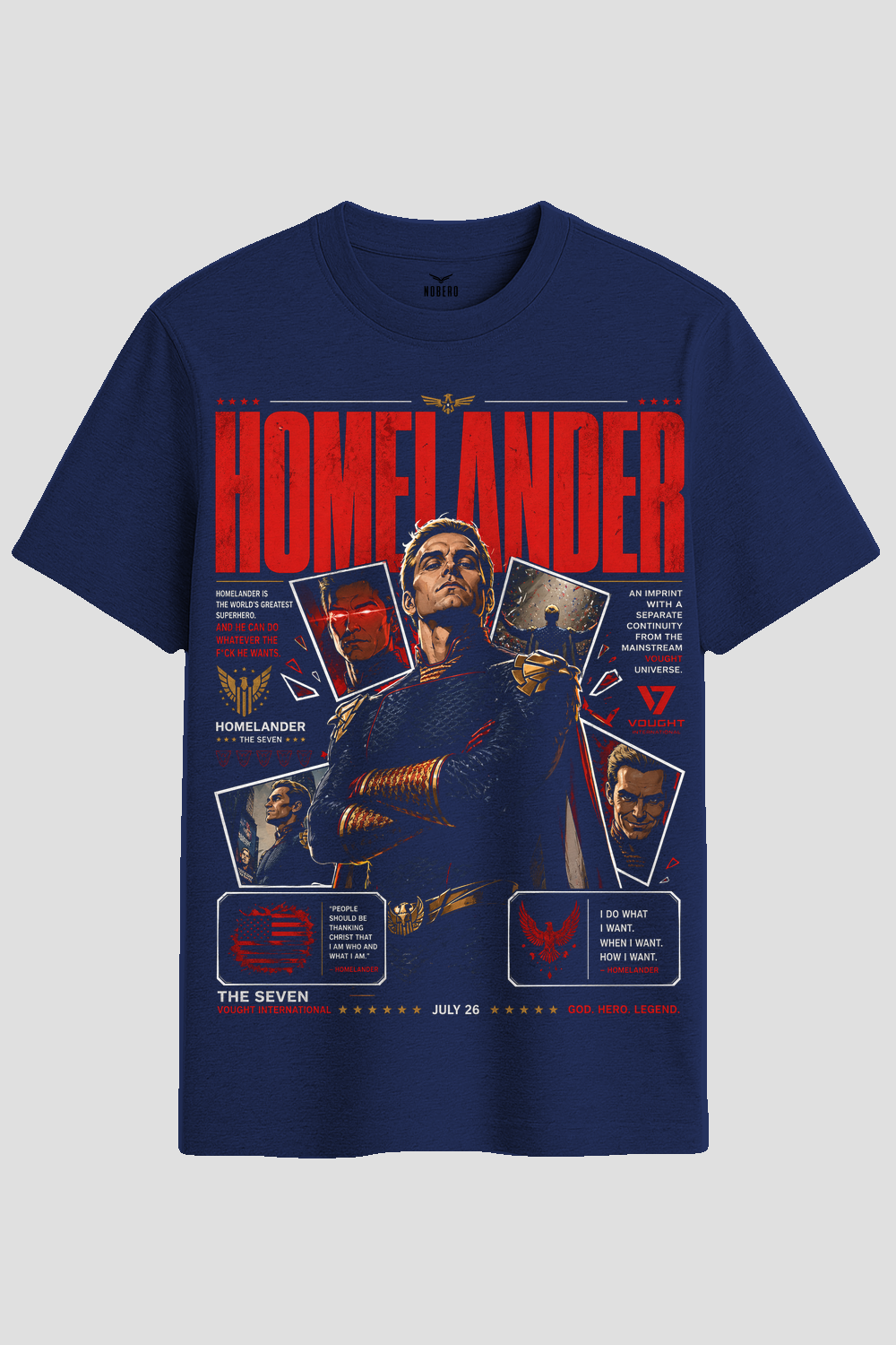 Homelander The Seven Vintage Poster Graphic T-Shirt