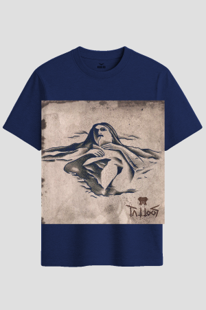 Vintage Siren Tattoo Sketch Graphic T-Shirt