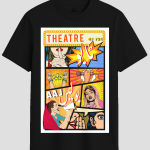 Theatre of Rebellion Pop Art Comic Graphic T-Shirt
