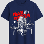 Iron Maiden Eddie Est 1975 Heavy Metal Graphic T-Shirt