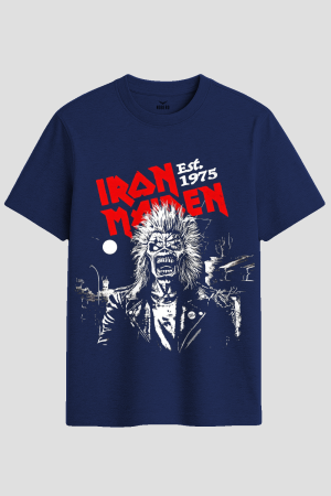 Iron Maiden Eddie Est 1975 Heavy Metal Graphic T-Shirt