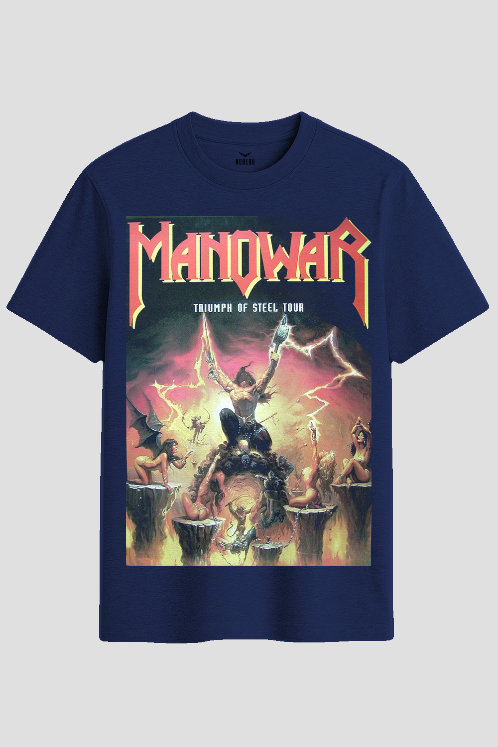 Manowar Triumph of Steel Heavy Metal Graphic T-Shirt