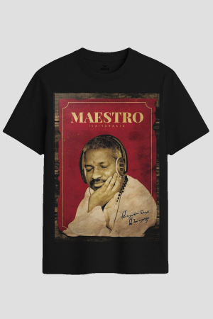 Maestro Ilaiyaraaja Vintage Music Graphic T-Shirt