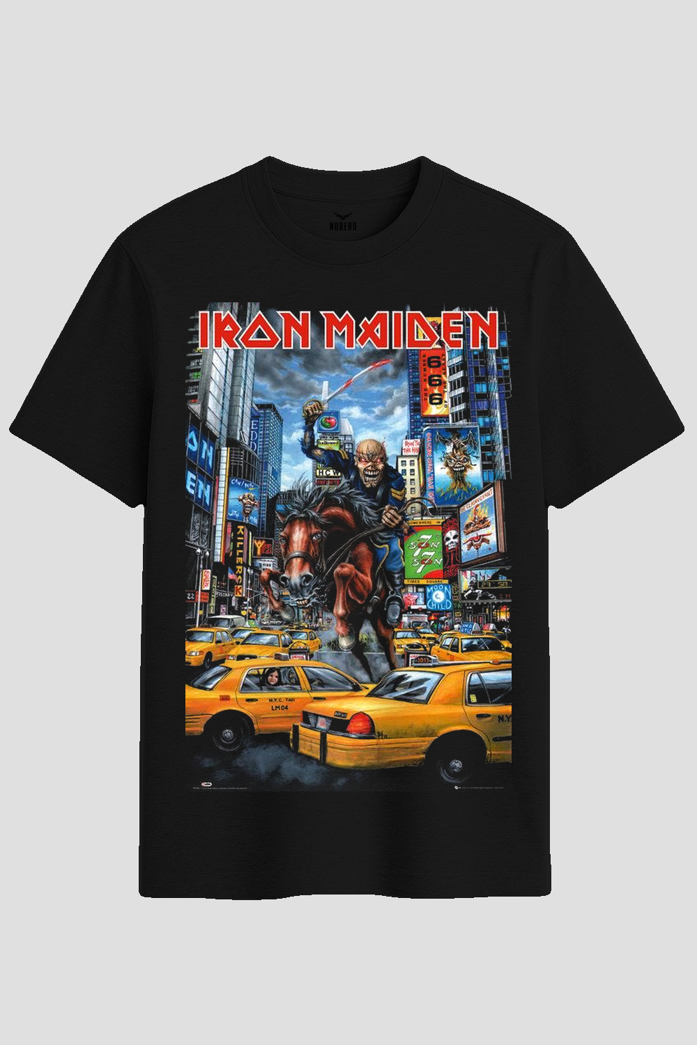 Iron Maiden Eddie in New York Graphic T-Shirt