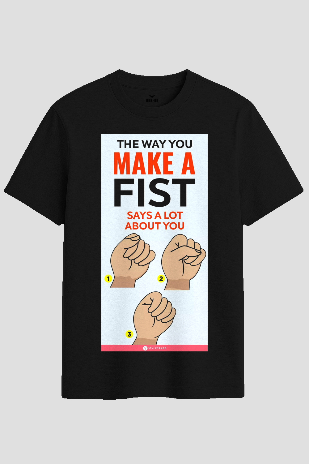Fist Personality Test Graphic T-Shirt