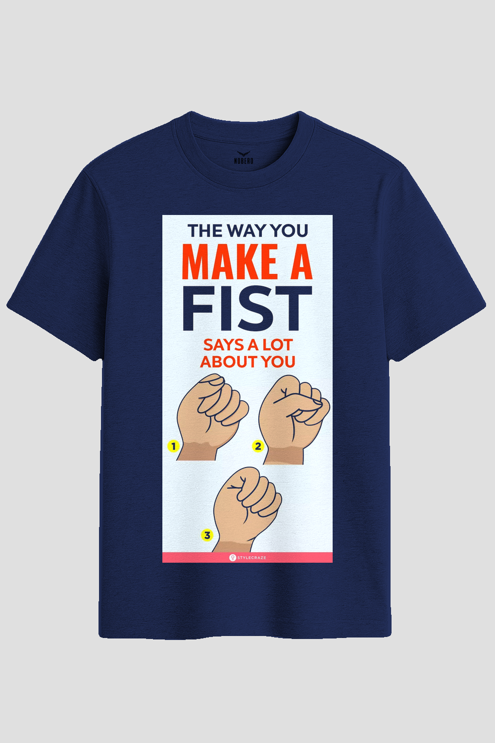 Personality Quiz Fist Infographic Graphic T-Shirt