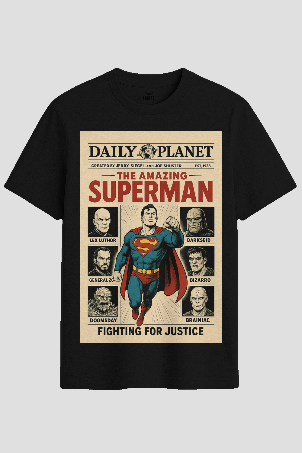Vintage Superman Daily Planet Comic Graphic T-Shirt