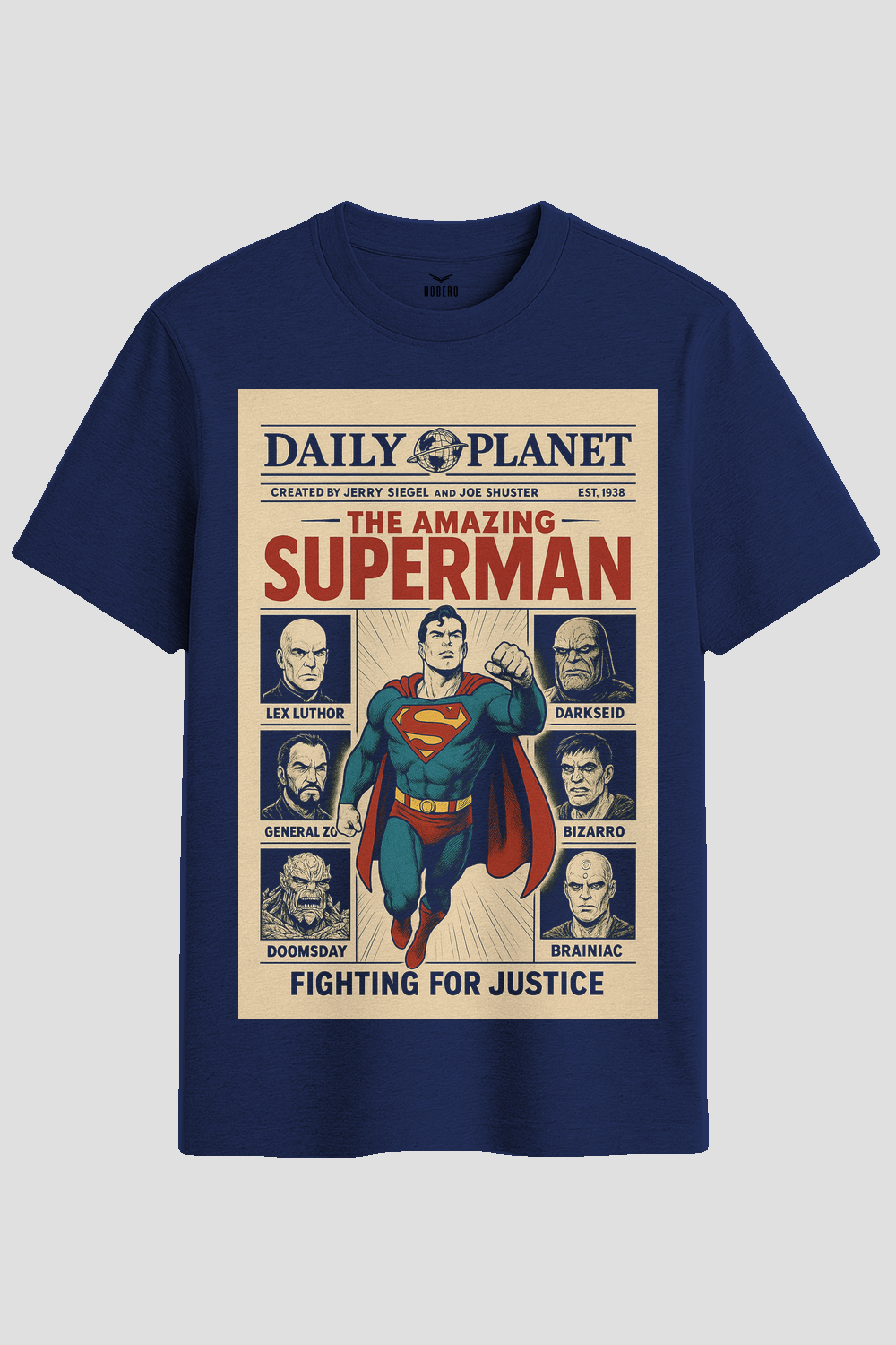 Vintage Daily Planet Superman Comic Graphic T-Shirt