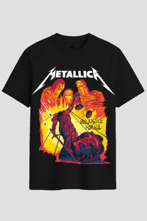 Metallica And Justice For All Heavy Metal Graphic T-Shirt