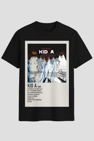 Radiohead Kid A Album Poster Graphic T-Shirt