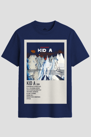Radiohead Kid A Album Poster Graphic T-Shirt