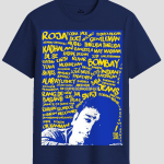 A.R. Rahman Hits Typography Tribute Graphic T-Shirt
