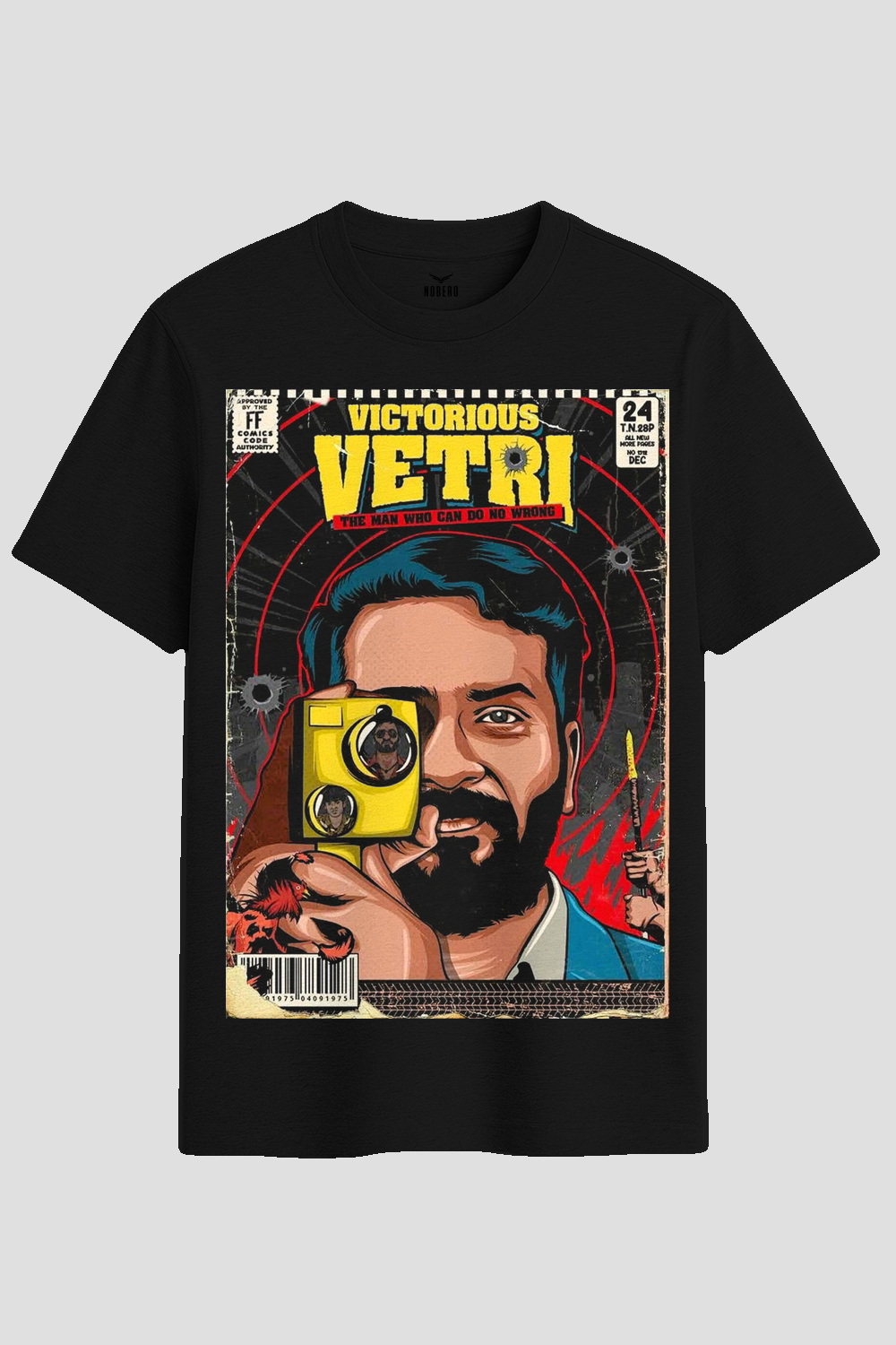 Victorious Vetri Comic Style Graphic T-Shirt