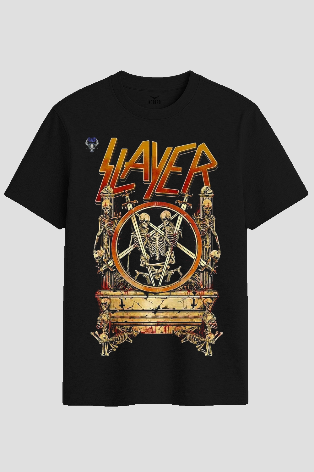 Slayer Thrash Metal Pentagram Graphic T-Shirt