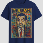Mr. Bean Neo Expressionist Street Art Graphic T-Shirt