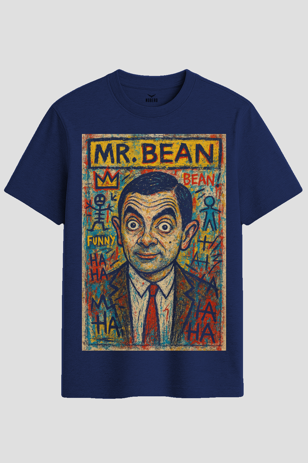 Mr. Bean Neo Expressionist Street Art Graphic T-Shirt