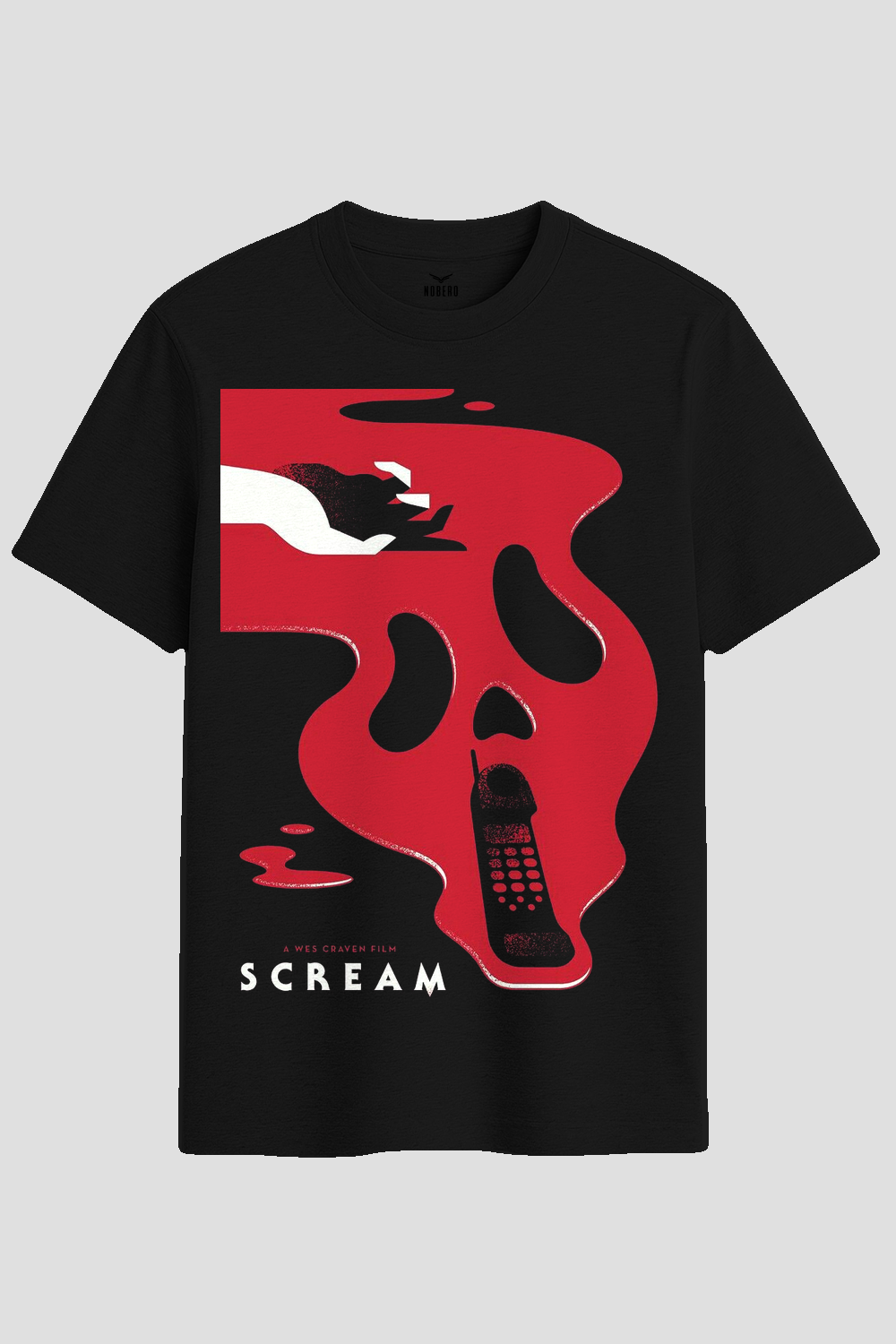 Scream Wes Craven Horror Movie Graphic T-Shirt