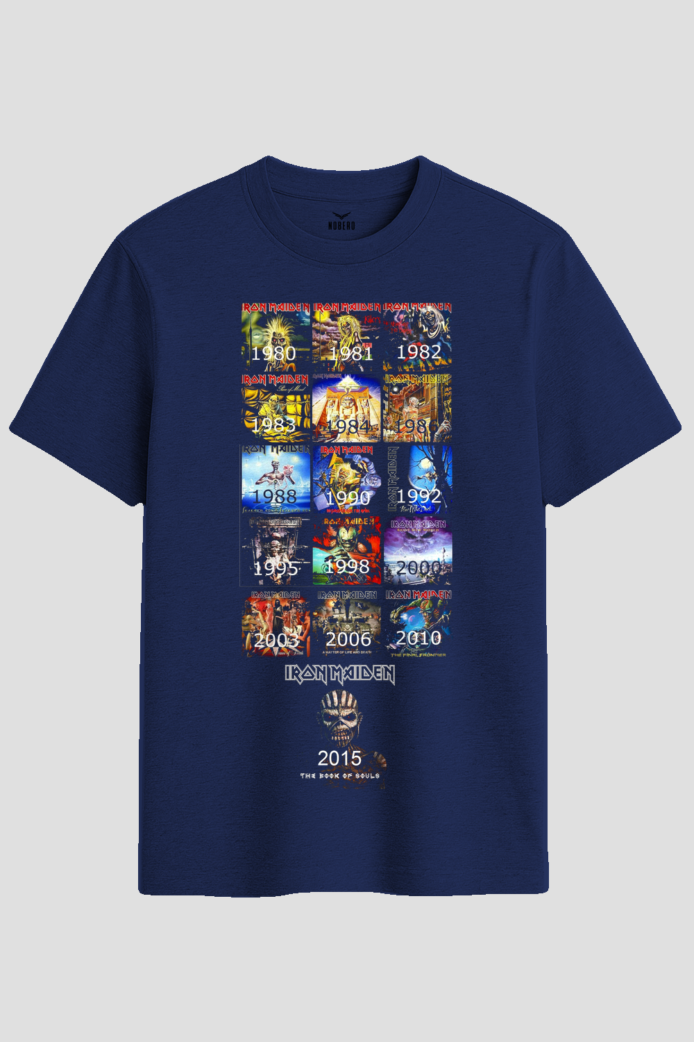 Iron Maiden Album Discography Graphic T-Shirt