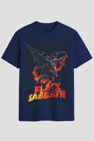 Black Sabbath Fiery Demon Graphic T-Shirt