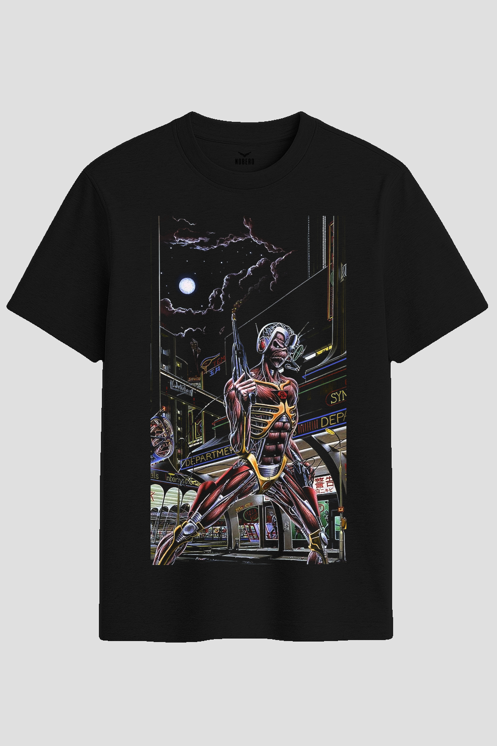 Cyberpunk Android Warrior Graphic T-Shirt