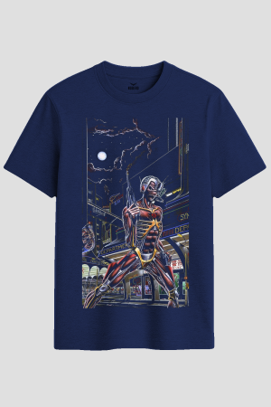 Futuristic Cyberpunk Cyborg Graphic T-Shirt